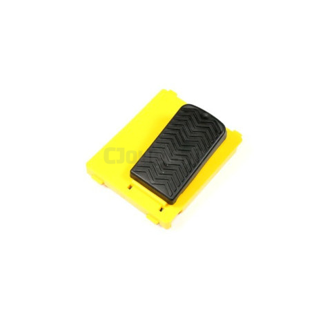 Pédale accélérateur jaune avec mini interrupteur Peg-Pérego