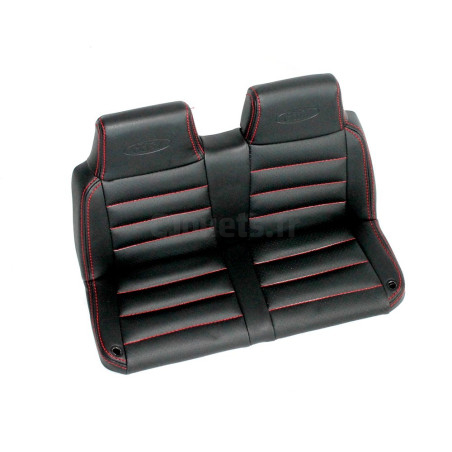 Black leather seat for Ford Ranger 12 Volts