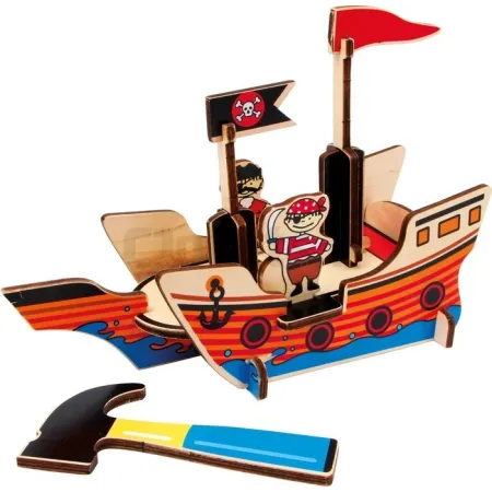 Puzzle de madera 3D Barco pirata 6591