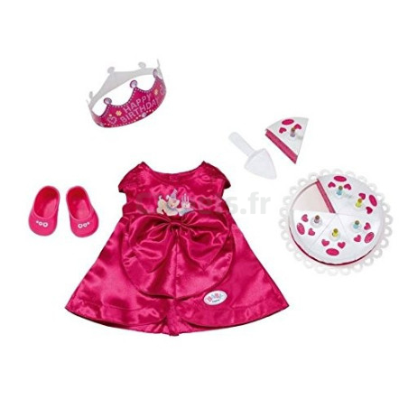 Tenue anniversaire avec accessoires BABY Born 820681