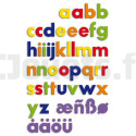 Small magnetic letters 48 pieces Quercetti 5462 QUERCETTI