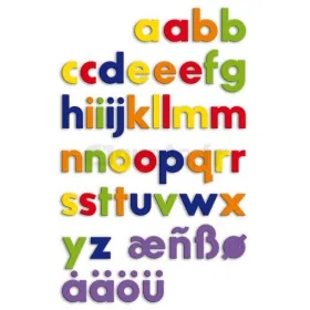 Letras minúsculas magnéticas 48 piezas Quercetti 5462