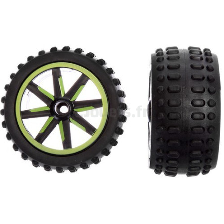 Green Stroke Carrera R/C Rear Wheels 370510199