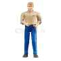 Figurine Homme Blond - BRUDER - 60006 BRUDER