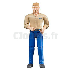 Figur Blonder Mann - BRUDER - 60006 60006