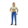 Chestnut woman figurine - BRUDER - 60408 60408