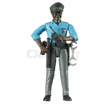 Gekleurde politieagent met accessoires - BRUDER - 60051
