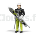 Skieur Avec Accessoires - BRUDER- 60040 BRUDER