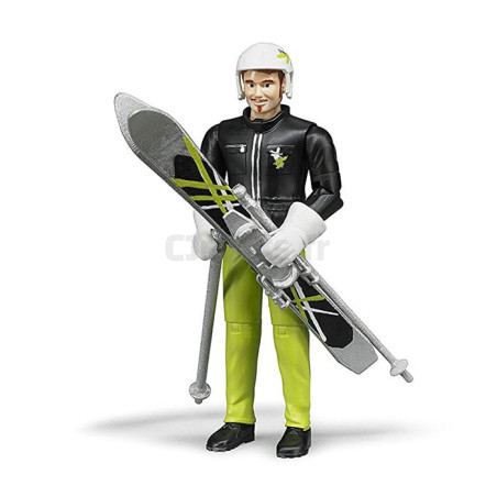 Skier With Accessories - BRUDER- 60040