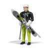 Skier With Accessories - BRUDER- 60040 60040