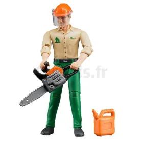 Figurine bucheron avec accessoires forestiers - BRUDER - 60030 BRUDER