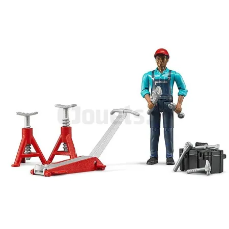 Mechanic set met beeldje en accessoires - BRUDER - 62100