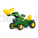 Tracteur à Pédales Rollyfarmtrac John Deere 6210 R + Pelle Avant avec Pneus Rolly Toys 611102 ROLLY-TOYS