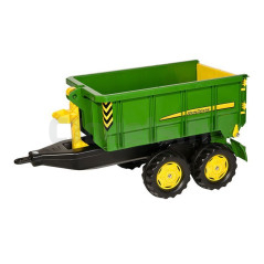 Anhänger Rollycontainer John Deere Doppelachsen Rolly Toys 125098 125098