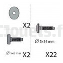 Smoby foosball screw kit SMOBY