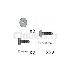 Smoby foosball screw kit 140079166