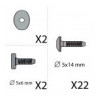 Smoby foosball screw kit 140079166