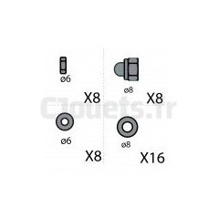 Smoby foosball screw kit 53533712