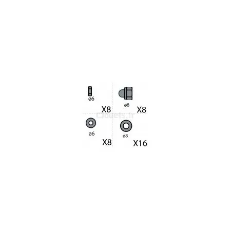 Kit de tornillos para fútbol Smoby