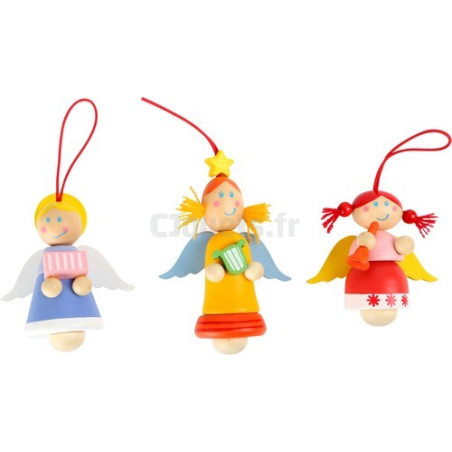 Wooden angel to hang