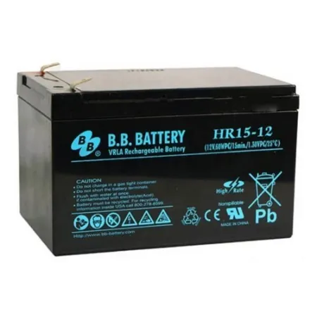 Batería adaptable de 12 voltios y 15 Ah para vehículos eléctricos