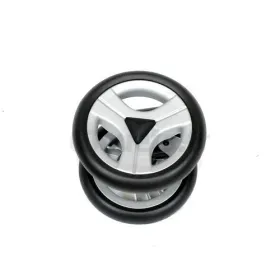 Ruedas delanteras dobles gris plata Para silla de paseo Aria Peg-Pérego