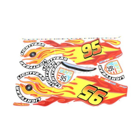 Decors Adhésif Partie 1 Lightning McQueen Feber