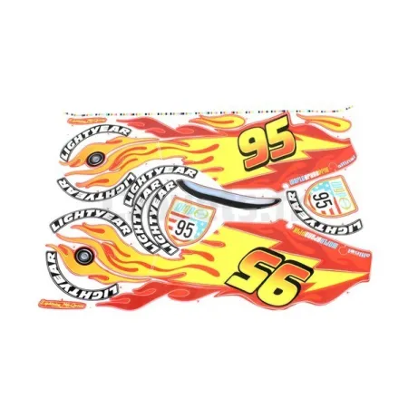 Decors Adhésif Partie 1 Lightning McQueen Feber FEBER