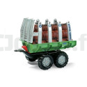 Rolly Toys 122158 double axle tipping forest trailer ROLLY-TOYS