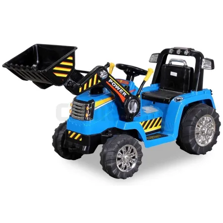 Pala Tractor Eléctrica Niño 12 Voltios Azul