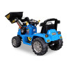 Electric Backhoe Tractor For Children 12 Volts Blue ZP1005B