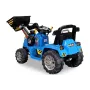 Tracteur Pelleteuse Electrique Pour enfant 12 Volts Bleu Sans marque