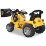 Tracteur Pelleteuse Electrique Pour enfant 12 Volts Jaune Sans marque