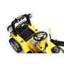 Tracteur Pelleteuse Electrique Pour enfant 12 Volts Jaune Sans marque