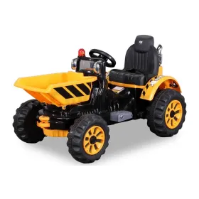Cargador Eléctrico Infantil con Ruedas 12 Voltios Amarillo