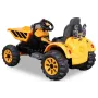Chargeur Sur Roues Electrique Pour enfant 12 Volts Jaune