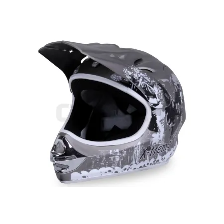 Casco Cross X-Treme Gris Mate Para niños