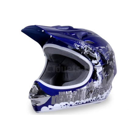 Casque Cross X-Treme Bleu Pour enfant