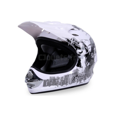 Casque Cross X-Treme Blanc Pour enfant