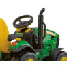 John Deere Ground Force Electric Tractor + Trailer for Children, 12 Volts Peg-Pérego OR0047