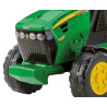 John Deere Ground Force Electric Tractor + Trailer for Children, 12 Volts Peg-Pérego OR0047