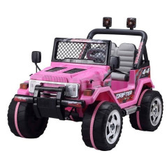 4x4 Electrique pour Enfants 12 Volts Rose Avec télécommande parentale 618ROSE