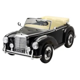Mercedes 300S Coche eléctrico para niños 12 voltios negro