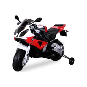 BMW S1000RR Moto infantil eléctrica 12 voltios rojo/negro