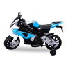 Moto électrique Pour enfant BMW S1000RR 12 volts bleu/noir BMWS1000RR/BLEU