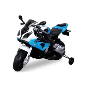 BMW S1000RR 12 voltios moto eléctrica niño azul/negro