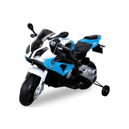 Moto électrique Pour enfant BMW S1000RR 12 volts bleu/noir