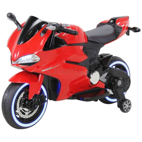 Moto Electrique Pour enfant 12 Volts rouge