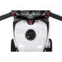 Kinder-Elektrische Motorfiets 12 Volt Wit