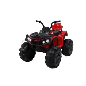 Quad eléctrico rojo de 12 voltios para niños con mando a distancia para los padres